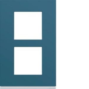 Plaque plastique2P V57 river – APPAREILLAGE MURAL GALLERY HAGER WXP0722