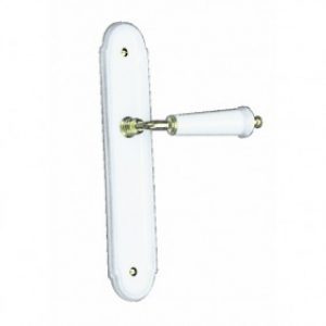 Plaque – pour béquille rustique – porcelaine de Limoges