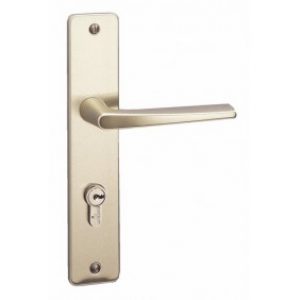 Plaque pour poignée de porte – ton champagne – Riviera