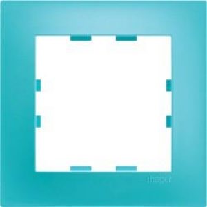 Plaque simple pour prise de courant lagon design POP KALLYSTA – HAGER WKN511