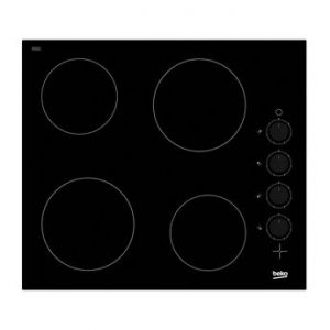 Plaque vitrocéramique noir Beko HIC64100