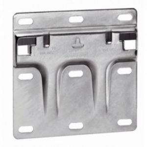 Plaquette de fixation 897 antidécrochage-système 807 et 801-120×120 mm