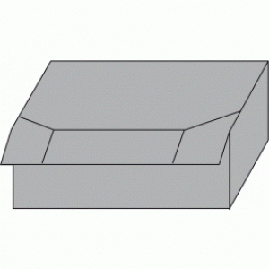 Platine d’étanchéité pour profil P 432 pour ferrures coulissantes levantes gu 937