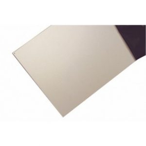 Plinthe de porte adhésive en aluminium – finition argent