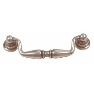 Poignée 2 attaches avec rosaces classiques zamak