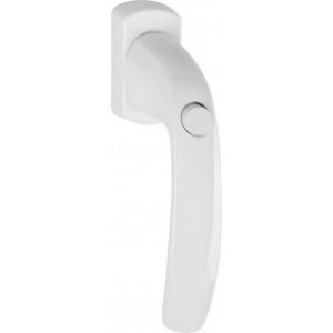 Poignée de fenêtre à bouton – blanc – pf075 w c/f