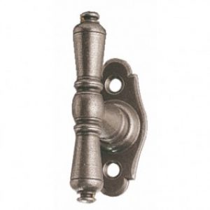 Poignée de fenêtre à bouton rustique sur rosette – Languedoc/Nevers