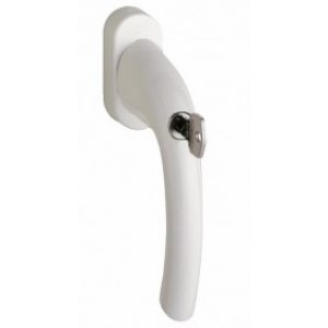 Poignée de fenêtre Tokyo à condamnation semi libre, aluminium, pour fenêtre oscillo-battante