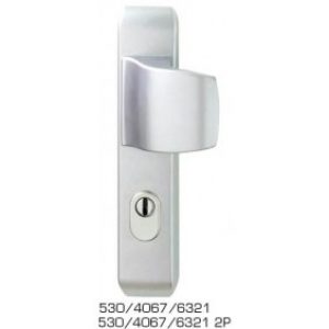 Poignée de porte palière de sécurité Jazz 2 piliers