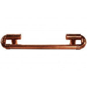 Poignée design et mobile en Cuivre Entraxe 160 mm Ø12