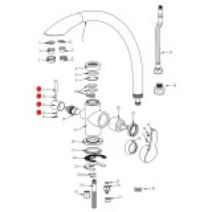 Poignée eau filtrée robinet…