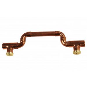 Poignée Mobile et élégante en Cuivre Entraxe 160 mm Ø12
