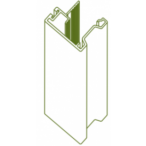 Poignée profil latéral pour porte coulissante Symfo