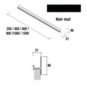 POIGNEE Spirit 400 Noir Mat – SALGAR 22950