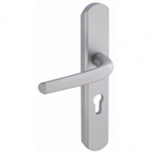 Poignées de porte de sécurité – entraxe 195 mm –  Sécumax One argent