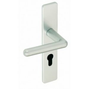 Poignées de porte Golf à col rallongé, ton argent