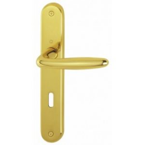 Poignées de porte intérieures – laiton poli – Roissy