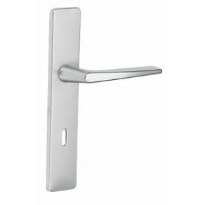 Poignées de porte Riviera, aluminum anodisé argent