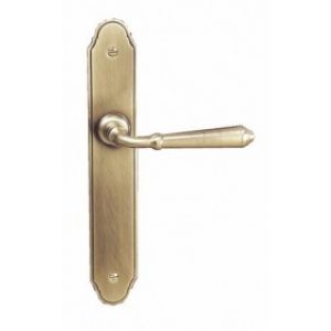 Poignées de porte rustiques – laiton patiné – Namur