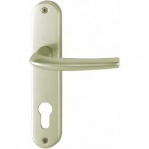 Poignées de porte sur petites plaques – ton champagne – San Diego