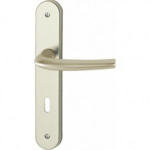 Poignées de porte sur très grandes plaques – ton champagne – San Diego