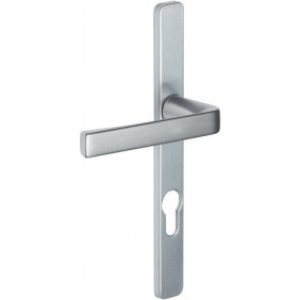 Poignées sur plaques étroites –  aluminium anodisé – entraxe 195 mm – Kaza