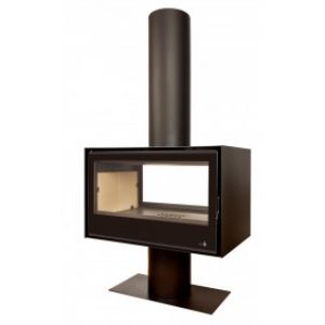 Poêle à bois – pour surface 130m2 – L89.5 x P55 x H56.5 cm – SL290DF