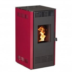 Poêle à granulés de 14Kw – Etanche – Marina Bordeaux / Noir ou Blanc