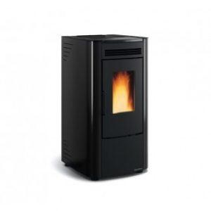 Poêle à granulés ventilé – Ketty – blanc ou noir – 6,5kw