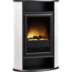 Poêle électrique – 1000w à 2000w – Blanc et noir – Scandic de Luxe