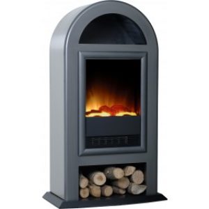 Poêle électrique Nordic de Luxe – 1000w/2000w noir