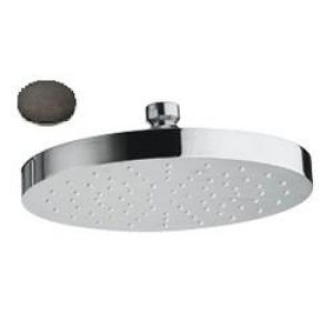 POMME DE DOUCHE LAITON RONDE D. 19 CM CHROME NOIR BROSSE – CRISTINA ONDYNA PD01475