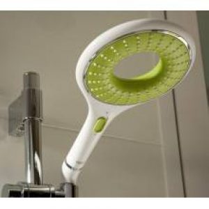 Pommeau à 2 jets Moon White Grohe Rainshower…