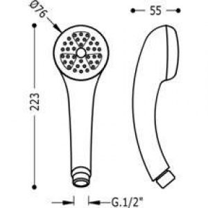 Pommeau anti-calcaire PLUS TRES