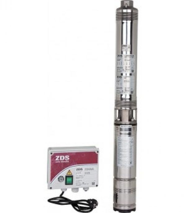 Pompe à moteur immergé X.3-13.O3 en acier inox PSC moteur 220-240V avec boitier de commande