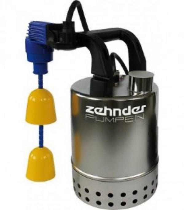 Pompe submersible eaux sales inox modele E-ZW 80 KS avec flotteur compact