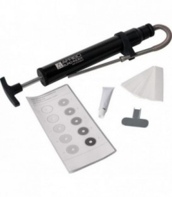 Pompe à suie avec Echelle de comparaison de suie, filtre en papier et graisse *BG*