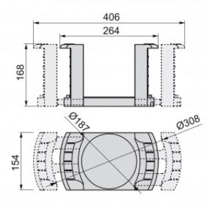 Porte-assiettes extensible
