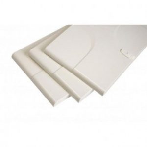 Porte blanche pour tableau Fix-O-Rail 125