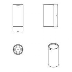 Porte brosses à dents architecte COSMIC