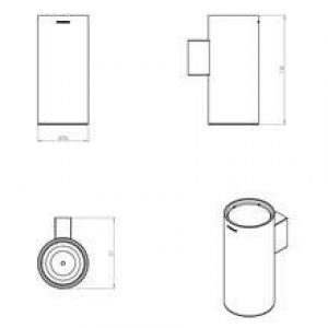 Porte-brosses à dents suspendu project COSMIC