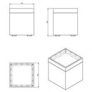 Porte-brosses à dents the grid COSMIC