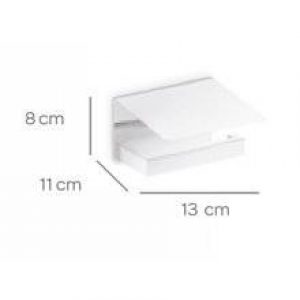 Porte-papier toilette avec abattant LUXUS CO2+