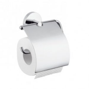 Porte-papier toilette mural couvert chromé Logis – Hansgrohe 40523000