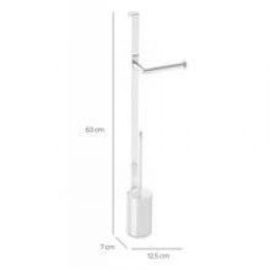 Porte-papier toilette + pot à balai à accrocher…