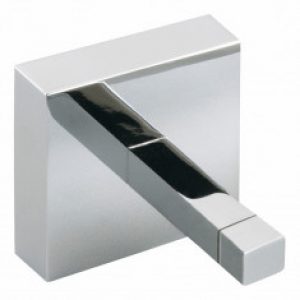 Porte-peignoir chromé QUATTRO – 52 x 50 mm