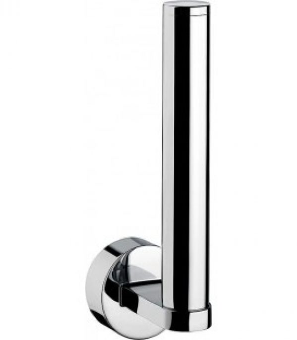 Porte rouleau de réserve emco rondo 2, chromé pour 1 rouleau, vertical