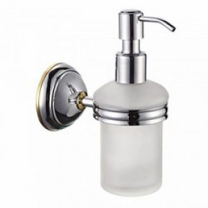 Porte-savon en laiton chromé solide