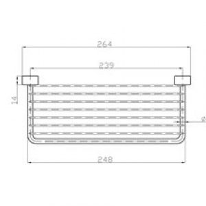 Porte savon en laiton grille 265mm Medicrom…
