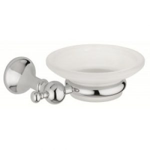 PORTE SAVON EN VERRE DEPOLI REGENCY MURAL CHROME – CRISTINA ONDYNA RY12552